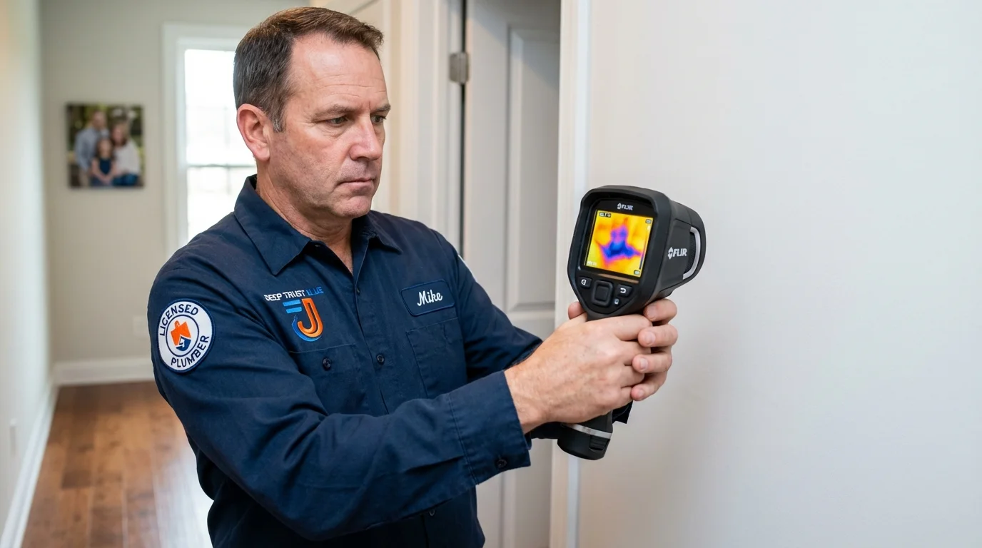 Thermal imaging leak detection by Johns Plumbing LLC in Arcadia